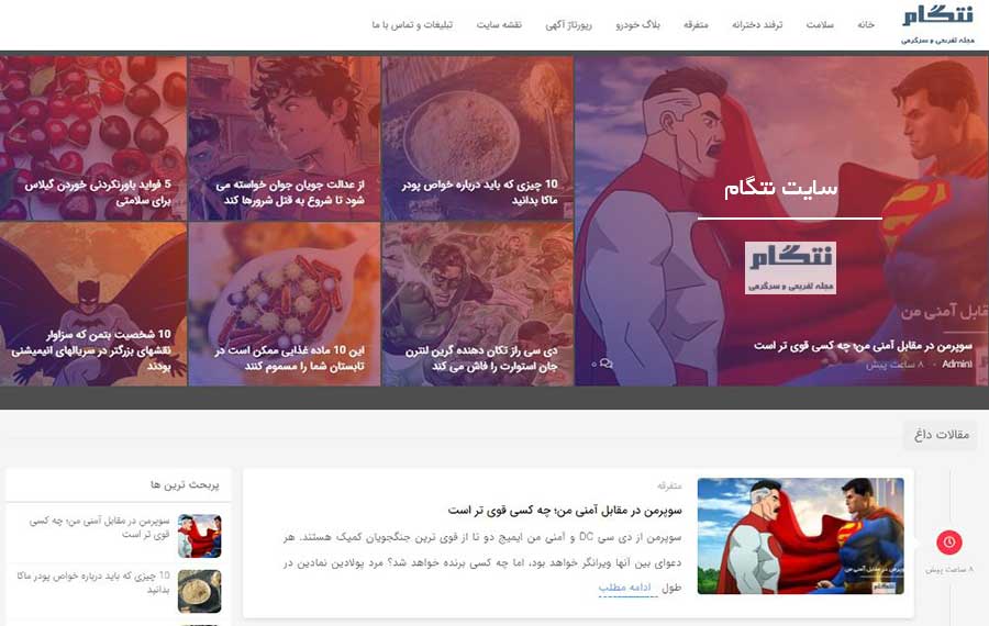 معرفی سایت نتگام و سانیا سالاری